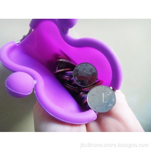 Rubber Heart Style Coin Bag In Pop Selling 